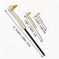thumbnail image 3 of Garden Goose Stakes, 3 Piece Resin Goose Garden Decor, Outdoor Goose Yard Statues with Metal Stakes, Garden Lawn Plant Flower Bed Decorations for Patio Yard Landscape, 3 of 9
