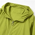 thumbnail image 5 of SEMPAI Women's Lightweight Jacket Windproof Long Sleeve Hooded Jackets Casual Zipper Solid Coat Trendy Outdoor Travel Vacation Outerwear with Pockets Yellow S, 5 of 6