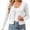 *White, variant on ClodeEU Women's Lightweight Long Sleeve Knit Cardigan,Button Down Casual Cropped Sweater White,Womens Plus M