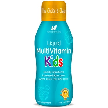 Clear Formulas Liquid Multivitamin For Kids 16oz 32 Servings