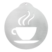 Zeiwohndc 5 Pcs Coffee Decor Novel Lattes Art Stencils Cappuccinos Art Templates