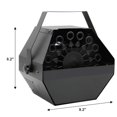thumbnail image 2 of Atdawn Máquina De Burbujas Portátil De Metal Fabricante De Burbujas Automático Profesional Con Alto Rendimiento Para Uso En Exteriores/Interiores Control Remoto Inalámbrico (Negro), 2 of 9