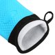 thumbnail image 4 of Guantes de silicona de algodón alargados con boca plana, guantes gruesos de cinco dedos con aislamiento térmico para horno microondas, 4 of 4