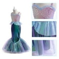 thumbnail image 5 of Girls Mermaid Princess Dress Ariel Costume for Kids Halloween Dress-Up, Size 3-8, 5 of 6