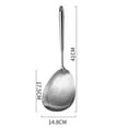 thumbnail image 4 of Kitchen Skimmer Slotted Spoon Stainless Steel Professional Oil Spider Strainer, 4 of 8