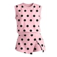thumbnail image 6 of LEWKW Workout Sets for Women 2 Piece Activewear Sleeveless Top & Slit Skort Skirts Tennis Golf Gym Running Athletic Sporty Casual Matching Outfits, 6 of 6