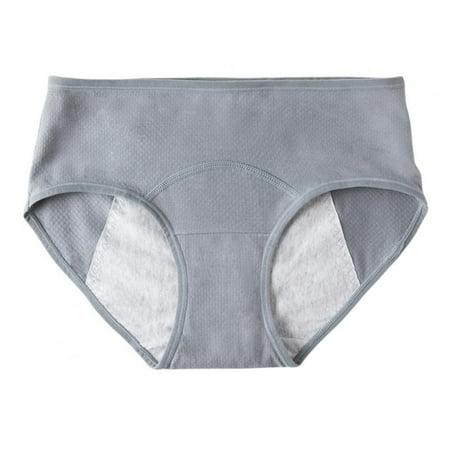 Female Brief Women Panties Menstrual Period Leak-Proof Briefs Full Coverage Panties Mid-Rise Stretch UnderPants Pregnant Maternity Nursing Panties