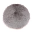 thumbnail image 5 of 4pieces Soft Sheepskin Fluffy Skin Faux Fur Fake Rug Mat Small Rugs, 5 of 5