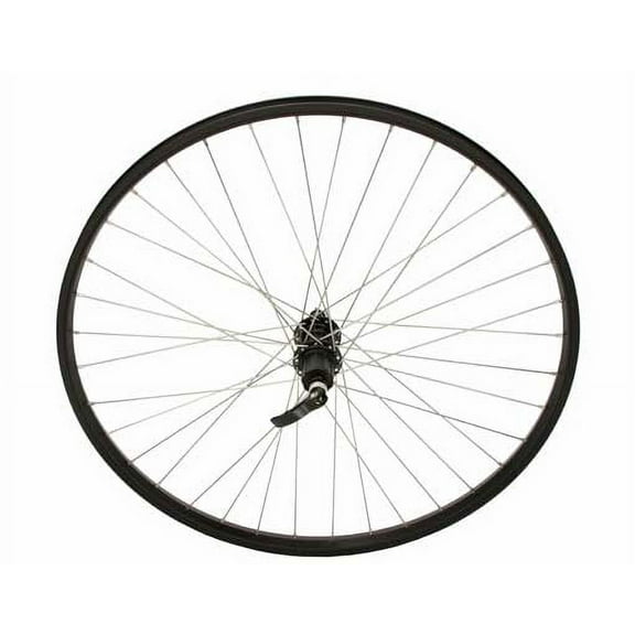26" x 1.50" Alloy Rear Wheel Cassette 14G W/Q.R Black. Bicycle wheel, bike wheel, Lowrider bike wheel,