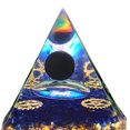 thumbnail image 2 of Orgone Pyramid Portable Piedra Natural Piramid Cristales Generador Universal para El Ministerio Del Interior Regalo Al Aire Libre, 2 of 8
