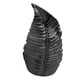 thumbnail image 2 of Jarrón de flores, jarrón decorativo de mesa, porta bolígrafos, jarrón moderno minimalista con forma de hoja. Negro, 2 of 9