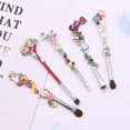 thumbnail image 2 of Namotu Cute Fairy Makeup Brush Set - 5pcs Wand Makeup Brushes With Premium Synthetic Fiber And Flower Handle For Blush, Foundation, Eyebrow, Eyeshadow, 2 of 3