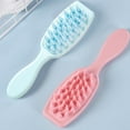 thumbnail image 4 of Tnobhg Scalp Massager Shampoo Brush Scalp Exfoliator for Dandruff Silicone Hair Scrubber for Women Men Non-slip Long Handle Hair Shower Comb Brush, 4 of 8