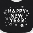 thumbnail image 4 of Inktastic Happy New Year Boys or Girls Baby Bib, 4 of 4
