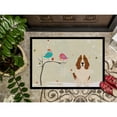 thumbnail image 3 of Carolines Treasures BB2493JMAT Christmas Presents Between Friends Basset Hound Indoor or Outdoor Mat, 24 x 0.25 x 36 in., 3 of 4