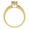 thumbnail image 4 of Clara Pucci 14K Yellow Gold 1.75ct YellowMoissanite Solitaire Ring, 4 of 8