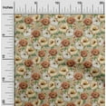 thumbnail image 2 of oneOone Cotton Poplin Twill Light Brown Fabric Floral Sewing Craft Projects Fabric Prints By Yard 56 Inch Wide, 2 of 5