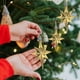 thumbnail image 1 of Adorno para árbol de Navidad de ocho puntas - Oro, 1 of 6