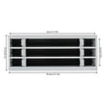 thumbnail image 4 of TFCFL 38.5*15.5cm Air Vent Cover Ventilation Grille Aluminum Alloy Rectangular Decor Air Vent Cover White, 4 of 18