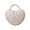 E, variant on Trendy Floral Heart Makeup Quilted Large Capacity Cosmetic Case for Travel Storage Ladies