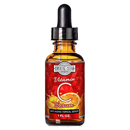 Anti Aging Oily Skin Moisturizer - CCS Vitamin C Serum with Hyaluronic Acid, Best Anti Aging Moisturizer Oil for your Face and Skin with Vitamin E and Other Organic Ingredients, 1 fl oz