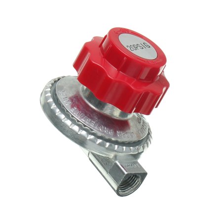 Lpg Regulator - Adjustable 0 to 20psi Propane Regulator LP LPG Gas Parts Grill Fryer Stove 1/4