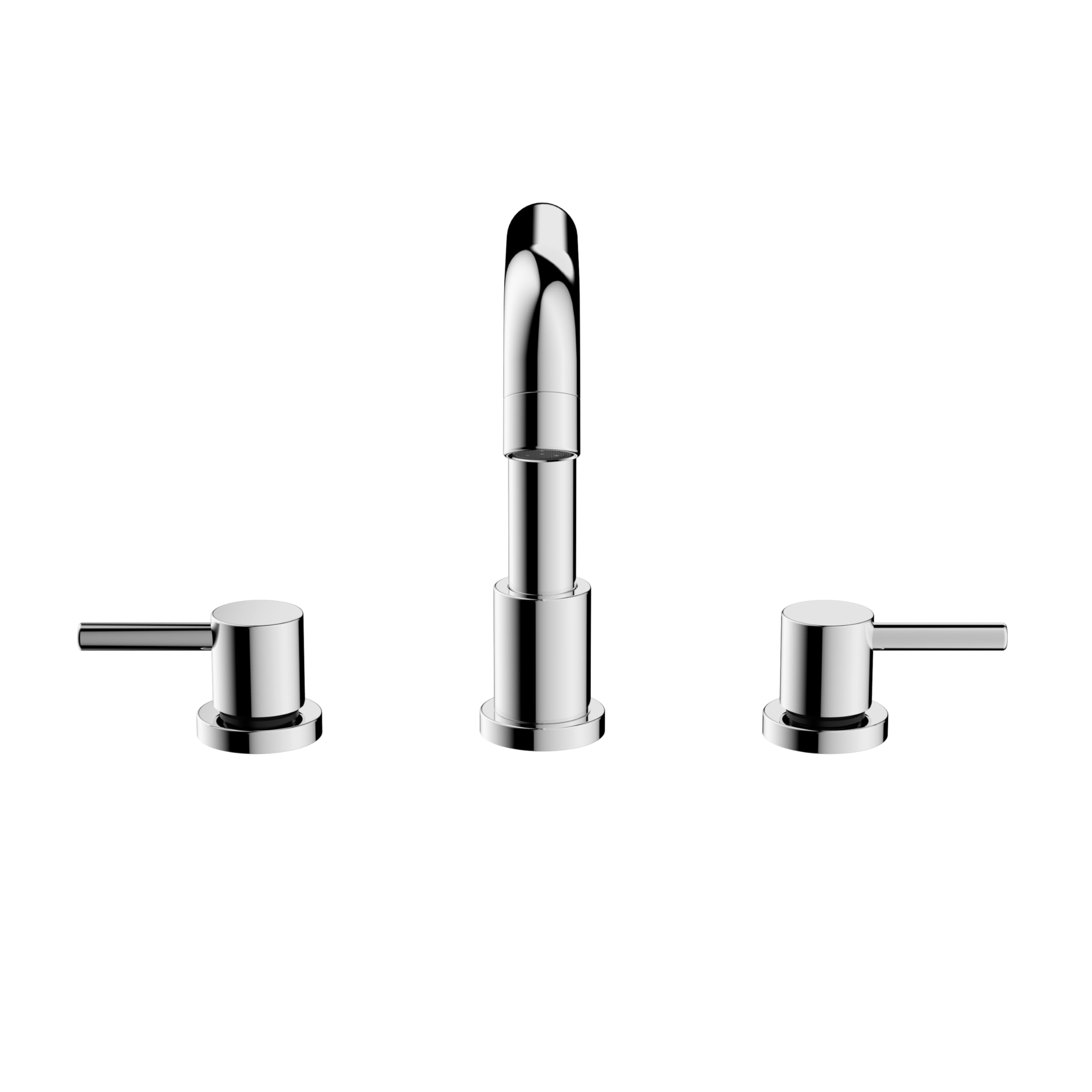 8 inch Widespread Bathroom Faucet, Bathroom Sink Faucet with Pop-up Drain and Supply Lines, Two Handles, 360 Degree Swivel Sink Faucet for Bathroom Sink Vanity RV Farmhouse Sink