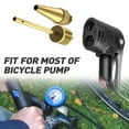 thumbnail image 4 of Presta Valve Adapter Bike Tire Valve Adapters DV AV SV Tire Valve Inflator Adapters Set Ball Pump Needle Inflation Devices, 4 of 12