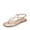 CHAMPAGNE, variant on Women's Flat Sandals Dressy Rhinestone Thong Ankle Strap Summer Gladiator Sandals