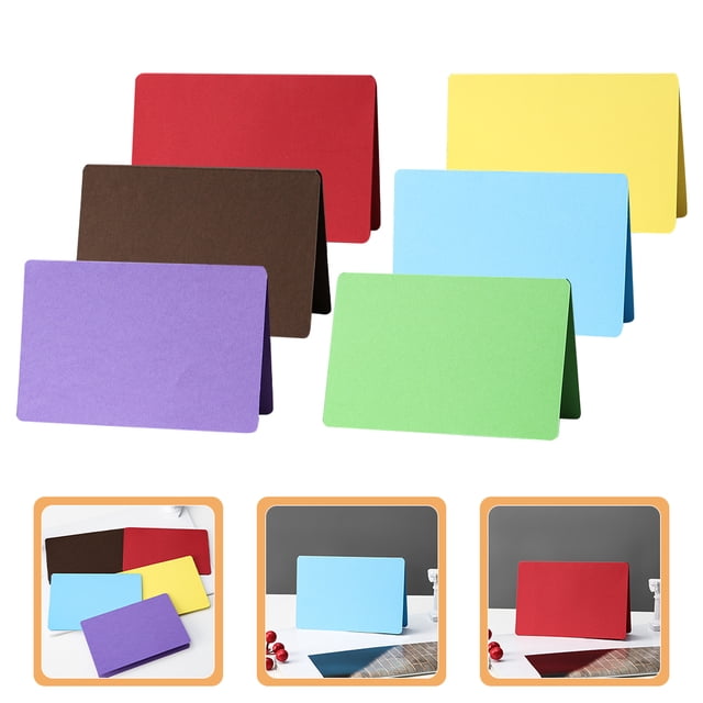 SHINYPASING 30Pcs Compact Watercolor Cards Assorted Color Thickened Paper for Easy Carry and Mailing