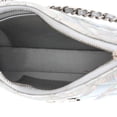 thumbnail image 5 of Pre-Owned Hobo Clutch with Chain Quilted Iridescent Metallic Goatskin By Rebag, 5 of 6