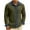 Army Green, variant on Men's Denim Patchwork Linen Shirts - Stylish Long Sleeve Button Down Loose Lapel Business Casual Shirts White XL(XL)
