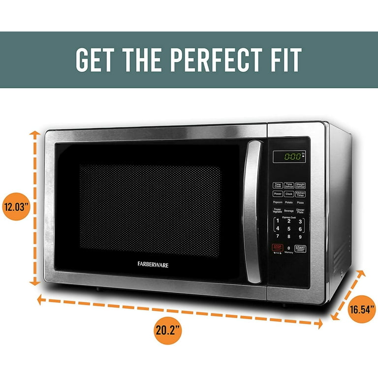 Samsung 1.1-cu ft 1000-Watt Countertop Microwave (Stainless Steel) in the Countertop  Microwaves department at