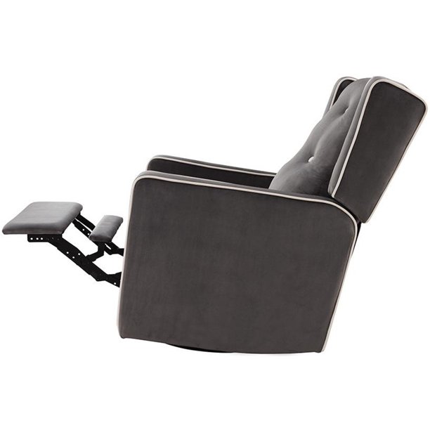 Naomi Home Odelia Swivel Glider Rocker Recliner Microfiber, Multiple