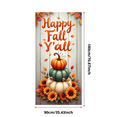 thumbnail image 2 of Decorative Design Fall Banner Happy Fall Y'all Pumpkin Harvest Celebration for Indoor Decoration Seasonal Party Autumn Festival, 2 of 8