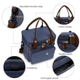 thumbnail image 3 of SPEKSEE Lunch Bag for Women Men, Expandable Large Adult Insulated Lunch Box for Work, Leakproof Double Deck Lunch Box Cooler Tote Bag with Removable Shoulder Strap, 3 of 8
