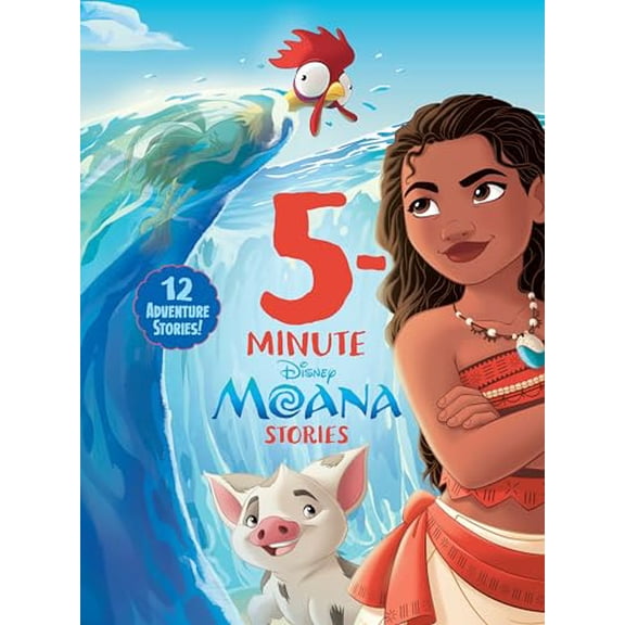 Pre-Owned 5-Minute Moana Stories (Hardcover) 1368081681 9781368081689