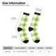 thumbnail image 2 of Balery White Green Plaid Calcetas Largas con Estampado para Hombre y Mujer – Suaves y Transpirables, Talla Única (US 5-11), 2 of 6