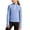 Purple, variant on Kids Girls Horse Riding Shirts Long Sleeve Half Zip Athletic Shirt for Equestrian Show Outdoor Cycling Jacket Pink 4
