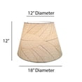 thumbnail image 2 of Eangee 18 Inch British Drum Shade Natural, 2 of 7