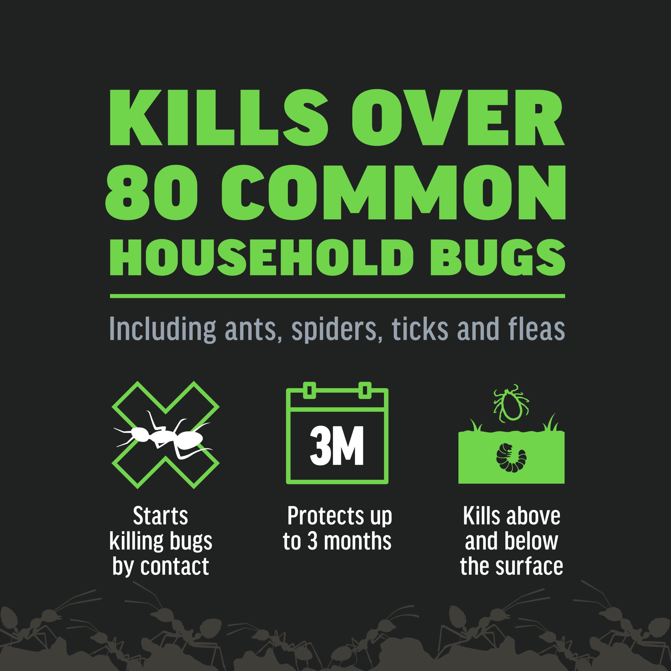 Amdro Quick Kill Outdoor Insect Killer, Kills over 500 Insects, Ready-to-Spray 32 oz Liquid