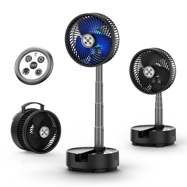 Ventilador portátil Socool, batería de 20000 mAh, 8 pulgadas con control remoto