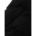 thumbnail image 4 of KVE Girl's Hooded Warm Winter Coat Quilted Thicken Puffer Jacket with Removable Hood Black 8, 4 of 9