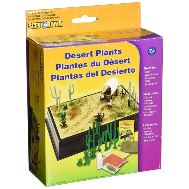 Woodland Scenics SP4124 Desert Plants Diorama Kit