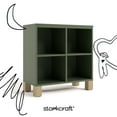 thumbnail image 6 of Storkcraft California Cube Organizer Children's Bookcase, Olive with Driftwood, 6 of 11