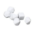 thumbnail image 2 of Dados en blanco poliédricos, 14 piezas de dados en blanco DIY dados de múltiples formas tablero de bricolaje dados en blanco instalación sin esfuerzo, 2 of 12