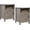 Gray Wash, variant on Farmhouse Nightstand, End Table, End Tables with Barn Door and Shelf, Modern Bed Side Table Rustic Gray Nightstands Set for Bedroom, Living Room, Set of 2
