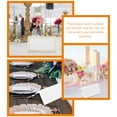 thumbnail image 3 of CIMAXIC place cards 100pcs Diy Blank Table Seat Card Party Use Blank Place Card Dining Table Paper Name Card,3.54"X1.97"X1.97", 3 of 5