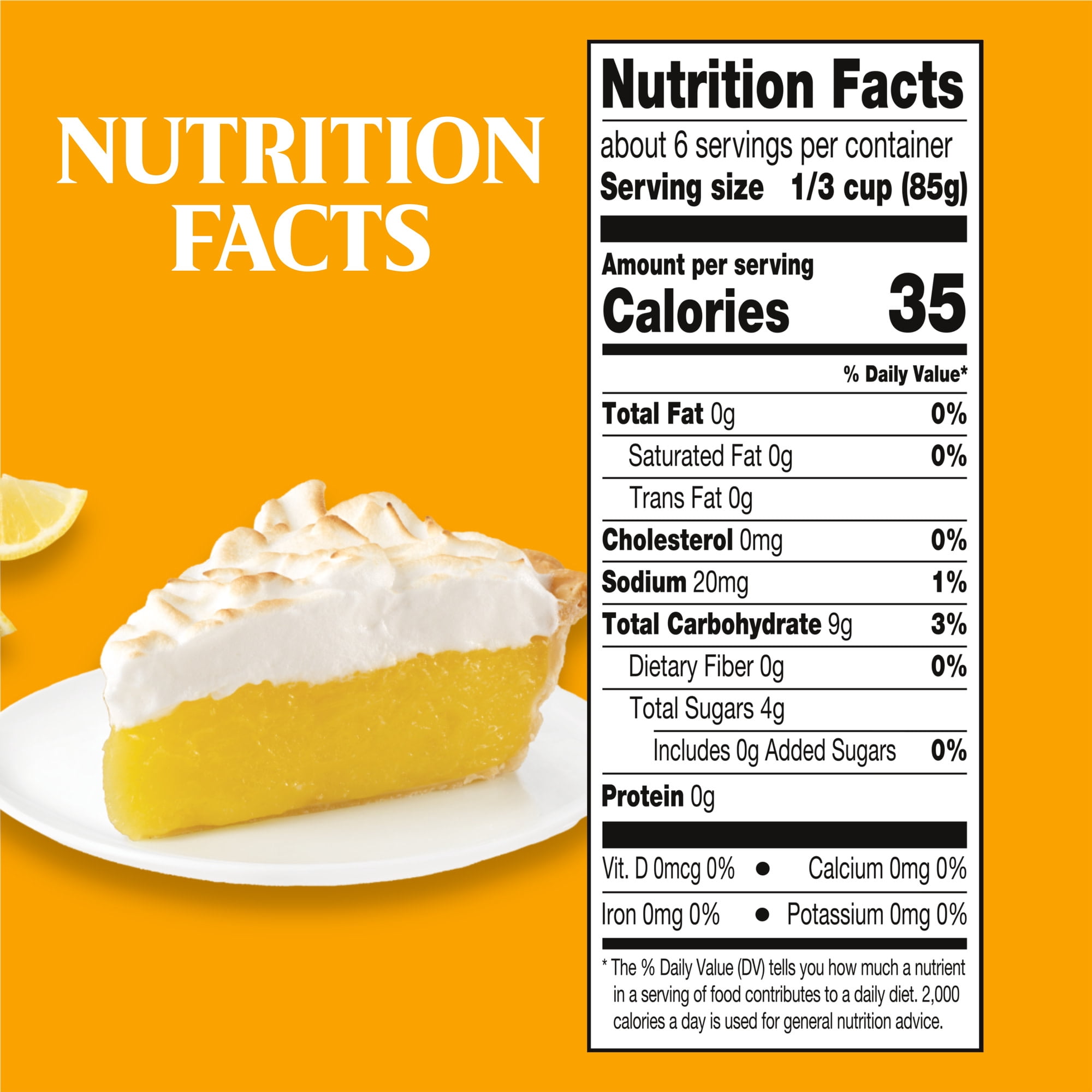 (4 pack) Duncan Hines Comstock, Lemon Crème Pie Filling and Topping, Ready to Use, 21 oz.