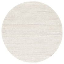 SAFAVIEH Natura Feride Geometric Area Rug, Ivory, 6' x 9' Oval